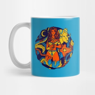 Orange Blue Aries Beauty Mug